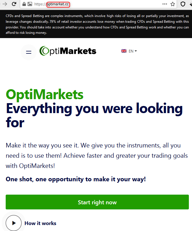 OptiMarket sajt issledovanie