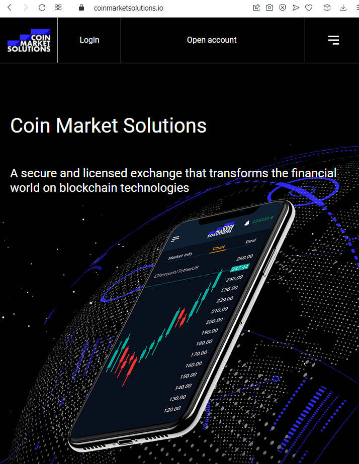 Coin Market Solutions predystoriya
