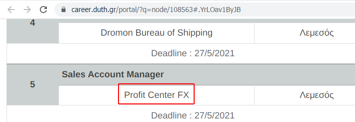WorldEU Profit Center FX