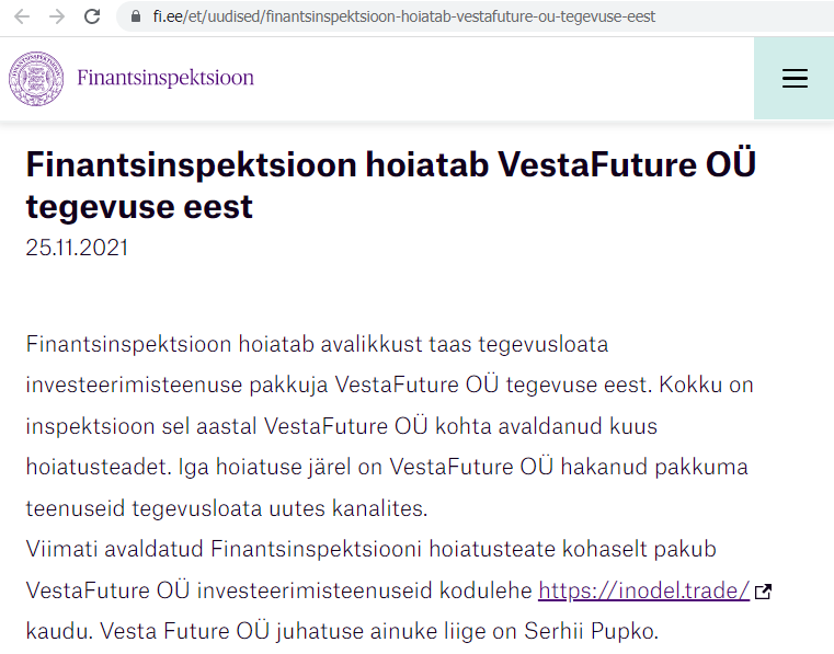 Xlimit Vesta Future OÜ