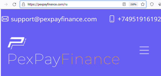 PexPayFinance svyazi