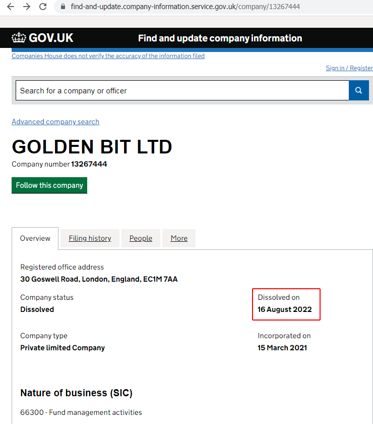 Golden Bit adresa i kontakty