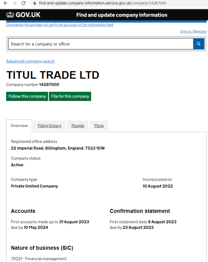 Titul-Trade adresa i kontakty