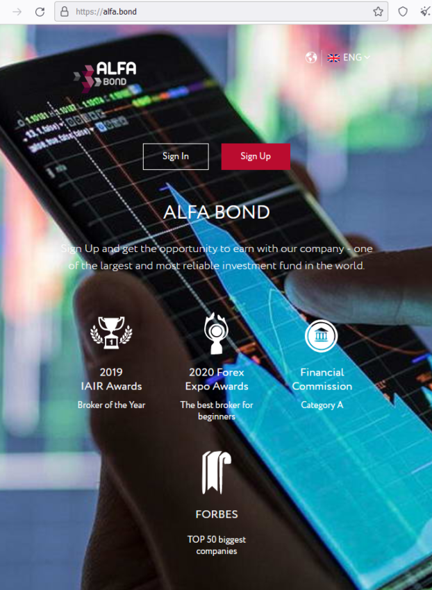 Alfa Bond proverka sajta