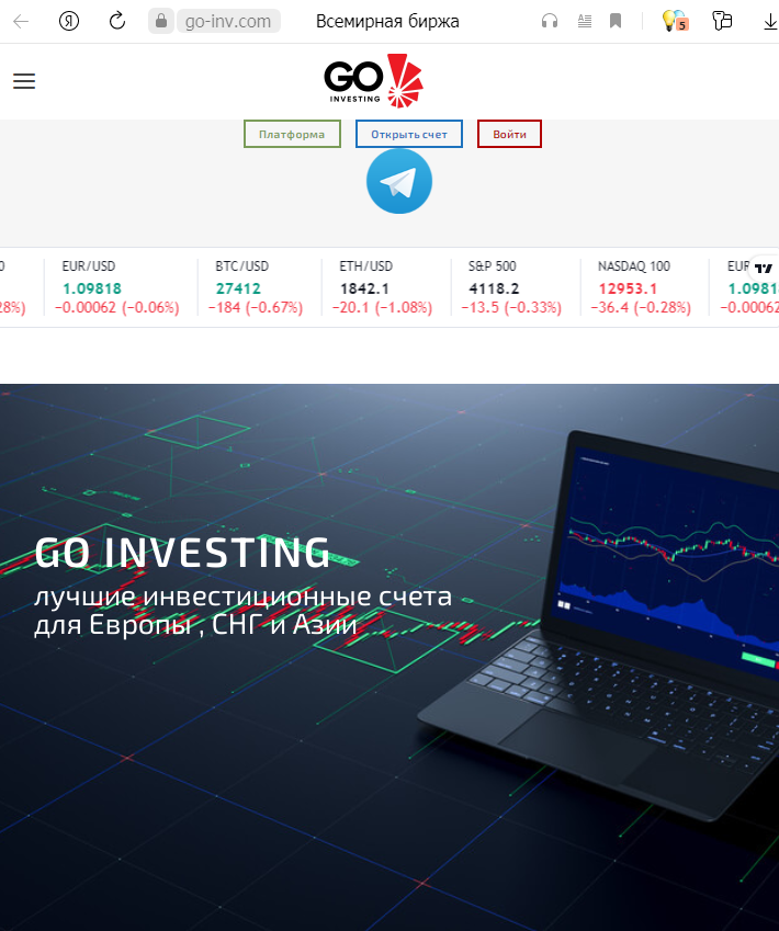 Go Investing proverka sajtov