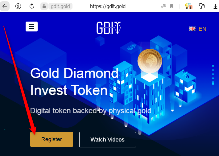 Gold Diamond Invest Token proverka sajta